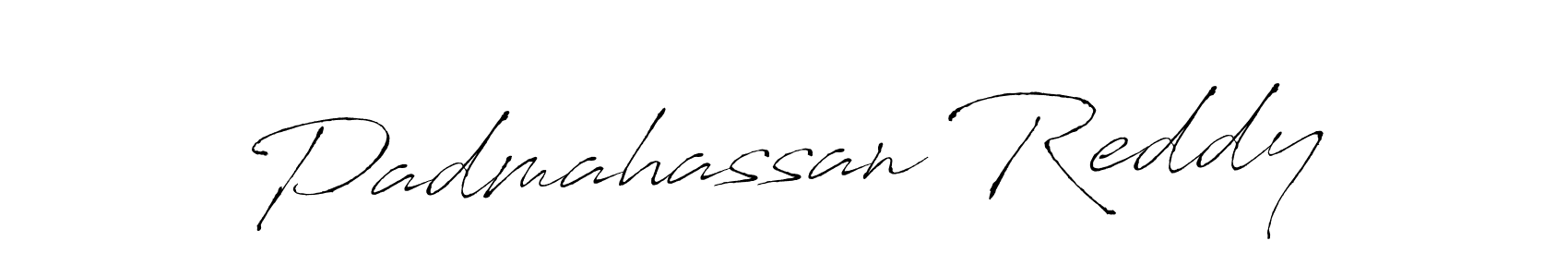 Antro_Vectra is a professional signature style that is perfect for those who want to add a touch of class to their signature. It is also a great choice for those who want to make their signature more unique. Get Padmahassan Reddy name to fancy signature for free. Padmahassan Reddy signature style 6 images and pictures png
