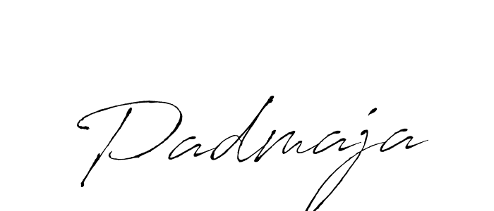 Padmaja stylish signature style. Best Handwritten Sign (Antro_Vectra) for my name. Handwritten Signature Collection Ideas for my name Padmaja. Padmaja signature style 6 images and pictures png