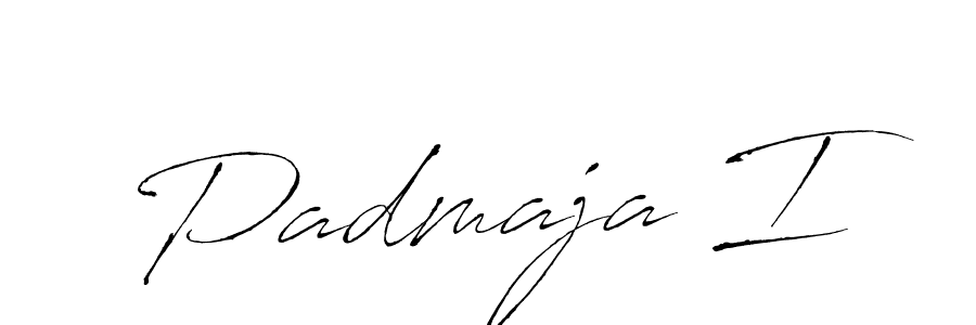 Design your own signature with our free online signature maker. With this signature software, you can create a handwritten (Antro_Vectra) signature for name Padmaja I. Padmaja I signature style 6 images and pictures png