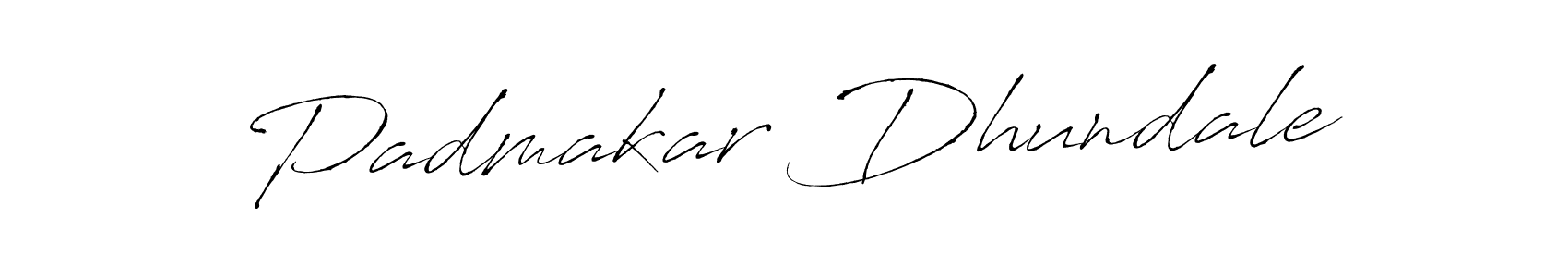 The best way (Antro_Vectra) to make a short signature is to pick only two or three words in your name. The name Padmakar Dhundale include a total of six letters. For converting this name. Padmakar Dhundale signature style 6 images and pictures png