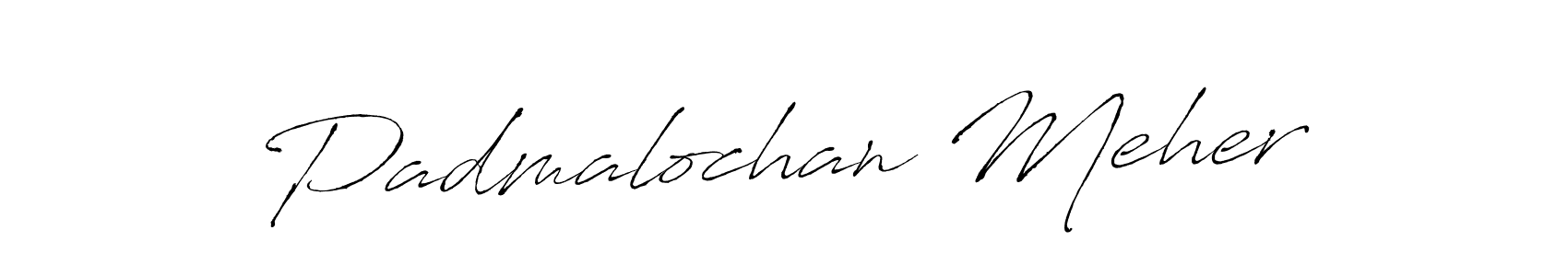 Padmalochan Meher stylish signature style. Best Handwritten Sign (Antro_Vectra) for my name. Handwritten Signature Collection Ideas for my name Padmalochan Meher. Padmalochan Meher signature style 6 images and pictures png