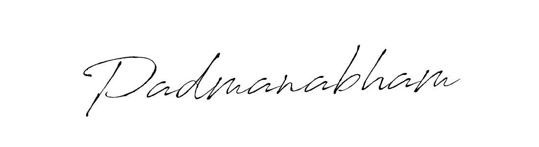 Create a beautiful signature design for name Padmanabham. With this signature (Antro_Vectra) fonts, you can make a handwritten signature for free. Padmanabham signature style 6 images and pictures png