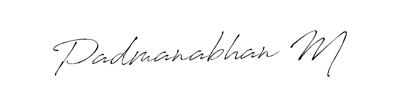 Make a short Padmanabhan M signature style. Manage your documents anywhere anytime using Antro_Vectra. Create and add eSignatures, submit forms, share and send files easily. Padmanabhan M signature style 6 images and pictures png
