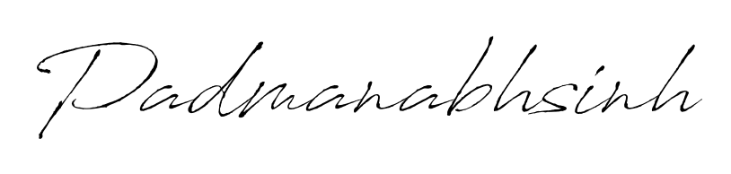 Express your personality with a custom Padmanabhsinh signature crafted with Antro_Vectra typography. Free transparent PNG download available. Padmanabhsinh signature style 6 images and pictures png