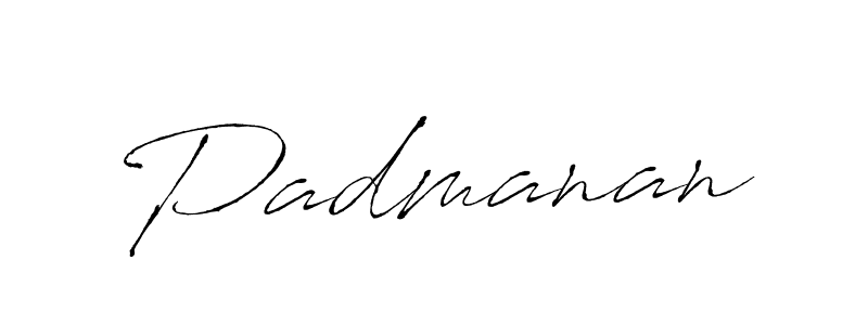 Use a signature maker to create a handwritten signature online. With this signature software, you can design (Antro_Vectra) your own signature for name Padmanan. Padmanan signature style 6 images and pictures png