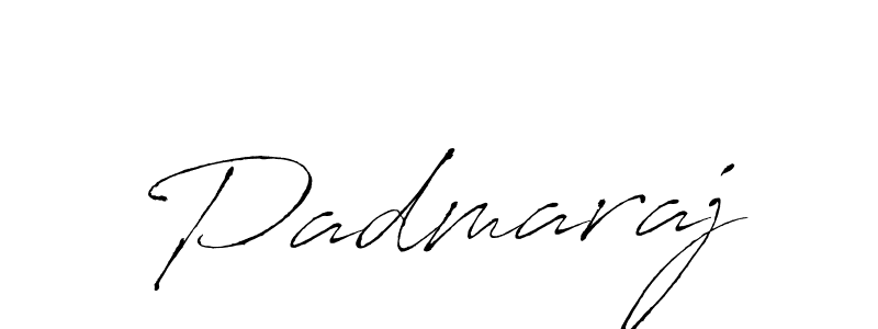 Make a beautiful signature design for name Padmaraj. With this signature (Antro_Vectra) style, you can create a handwritten signature for free. Padmaraj signature style 6 images and pictures png