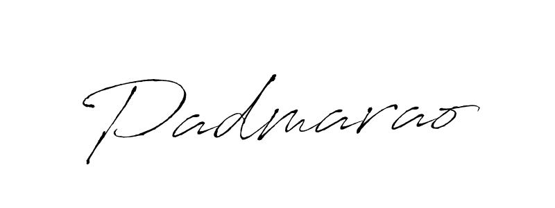 How to make Padmarao signature? Antro_Vectra is a professional autograph style. Create handwritten signature for Padmarao name. Padmarao signature style 6 images and pictures png