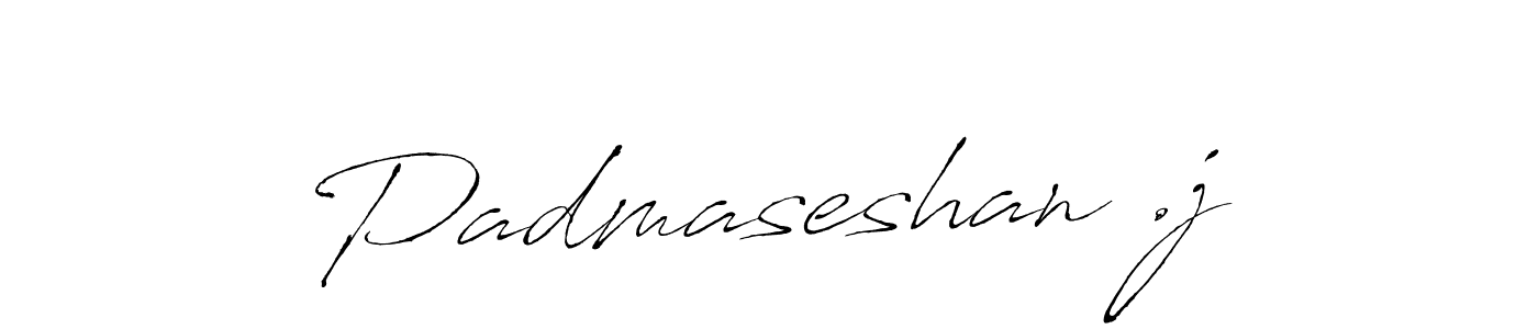 Design your own signature with our free online signature maker. With this signature software, you can create a handwritten (Antro_Vectra) signature for name Padmaseshan .j. Padmaseshan .j signature style 6 images and pictures png