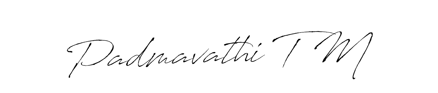 Also we have Padmavathi T M name is the best signature style. Create professional handwritten signature collection using Antro_Vectra autograph style. Padmavathi T M signature style 6 images and pictures png