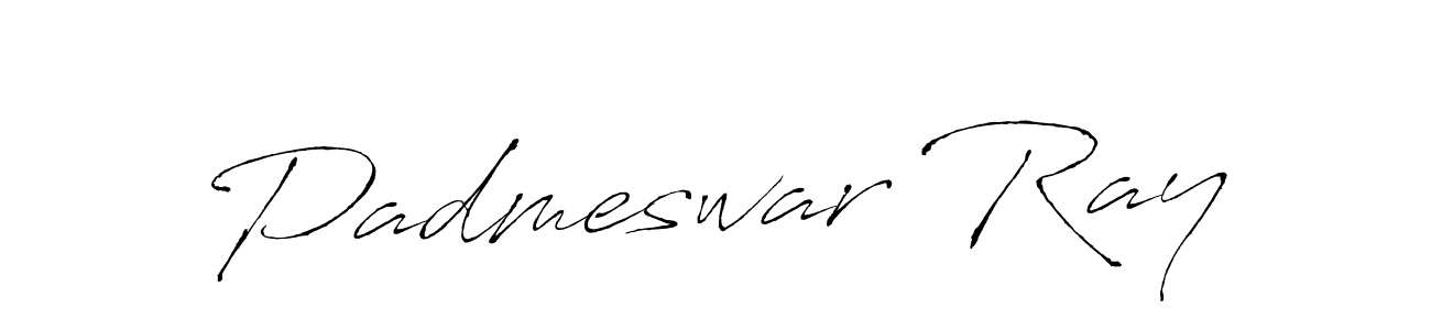 Make a beautiful signature design for name Padmeswar Ray. With this signature (Antro_Vectra) style, you can create a handwritten signature for free. Padmeswar Ray signature style 6 images and pictures png