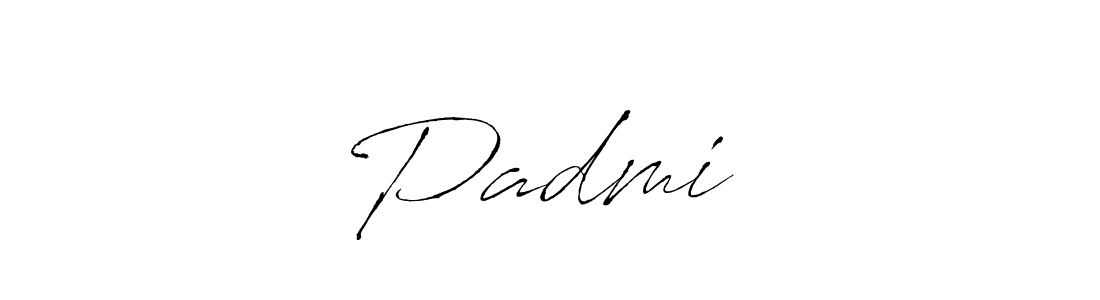 Padmiని stylish signature style. Best Handwritten Sign (Antro_Vectra) for my name. Handwritten Signature Collection Ideas for my name Padmiని. Padmiని signature style 6 images and pictures png