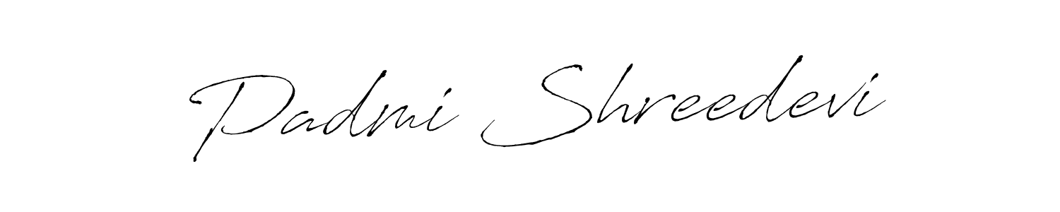 Similarly Antro_Vectra is the best handwritten signature design. Signature creator online .You can use it as an online autograph creator for name Padmi Shreedevi. Padmi Shreedevi signature style 6 images and pictures png