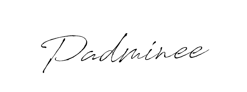 How to make Padminee signature? Antro_Vectra is a professional autograph style. Create handwritten signature for Padminee name. Padminee signature style 6 images and pictures png