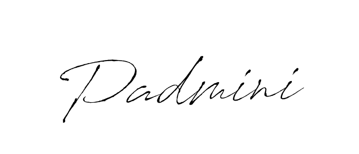 Make a beautiful signature design for name Padmini. With this signature (Antro_Vectra) style, you can create a handwritten signature for free. Padmini signature style 6 images and pictures png