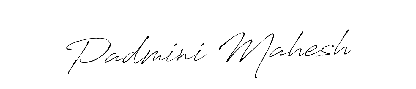 How to make Padmini Mahesh signature? Antro_Vectra is a professional autograph style. Create handwritten signature for Padmini Mahesh name. Padmini Mahesh signature style 6 images and pictures png