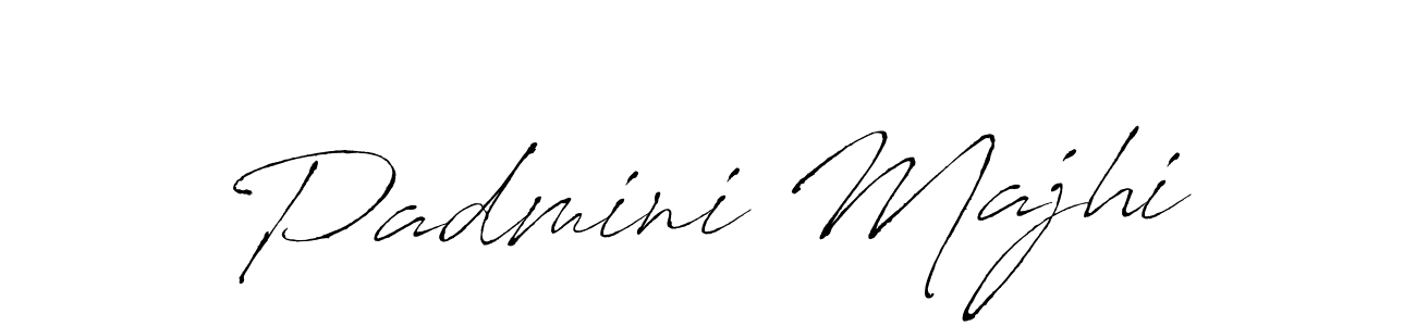 Make a beautiful signature design for name Padmini Majhi. With this signature (Antro_Vectra) style, you can create a handwritten signature for free. Padmini Majhi signature style 6 images and pictures png