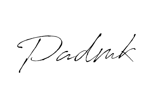 Use a signature maker to create a handwritten signature online. With this signature software, you can design (Antro_Vectra) your own signature for name Padmk. Padmk signature style 6 images and pictures png