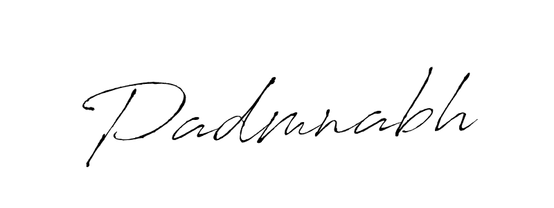 Create a beautiful signature design for name Padmnabh. With this signature (Antro_Vectra) fonts, you can make a handwritten signature for free. Padmnabh signature style 6 images and pictures png