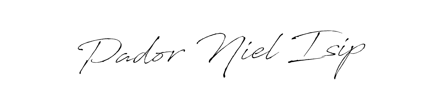 Make a beautiful signature design for name Pador Niel Isip. With this signature (Antro_Vectra) style, you can create a handwritten signature for free. Pador Niel Isip signature style 6 images and pictures png