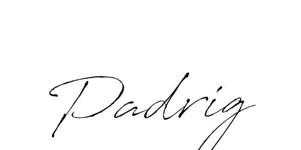 Padrig stylish signature style. Best Handwritten Sign (Antro_Vectra) for my name. Handwritten Signature Collection Ideas for my name Padrig. Padrig signature style 6 images and pictures png