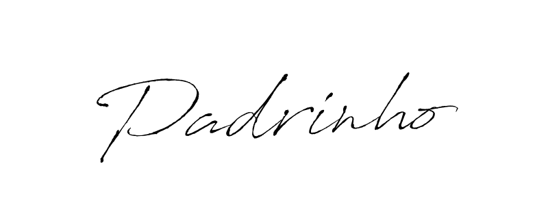 Padrinho stylish signature style. Best Handwritten Sign (Antro_Vectra) for my name. Handwritten Signature Collection Ideas for my name Padrinho. Padrinho signature style 6 images and pictures png