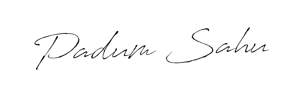 How to make Padum Sahu signature? Antro_Vectra is a professional autograph style. Create handwritten signature for Padum Sahu name. Padum Sahu signature style 6 images and pictures png