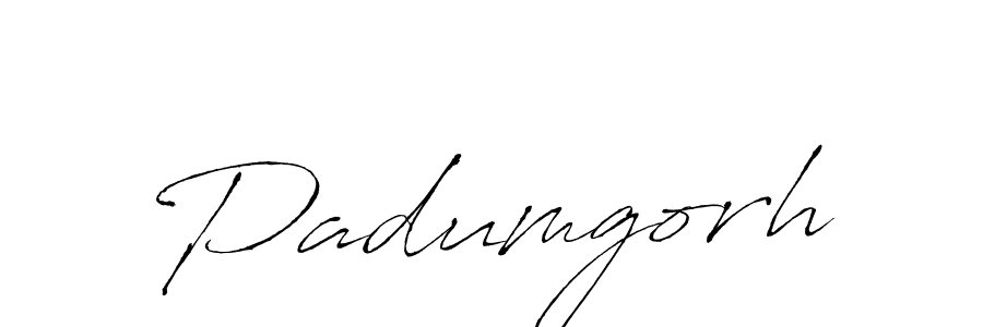 Make a beautiful signature design for name Padumgorh. With this signature (Antro_Vectra) style, you can create a handwritten signature for free. Padumgorh signature style 6 images and pictures png