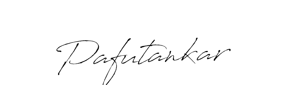 Design your own signature with our free online signature maker. With this signature software, you can create a handwritten (Antro_Vectra) signature for name Pafutankar. Pafutankar signature style 6 images and pictures png