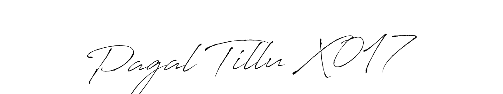 This is the best signature style for the Pagal Tillu X017 name. Also you like these signature font (Antro_Vectra). Mix name signature. Pagal Tillu X017 signature style 6 images and pictures png