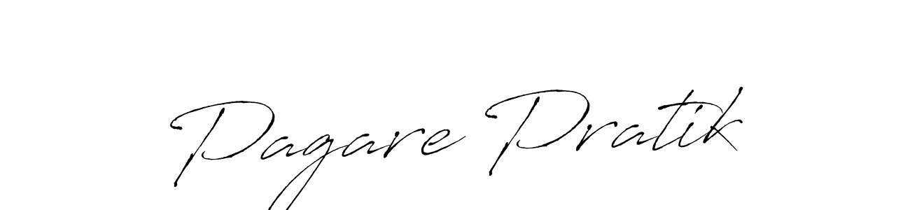 Create a beautiful signature design for name Pagare Pratik. With this signature (Antro_Vectra) fonts, you can make a handwritten signature for free. Pagare Pratik signature style 6 images and pictures png