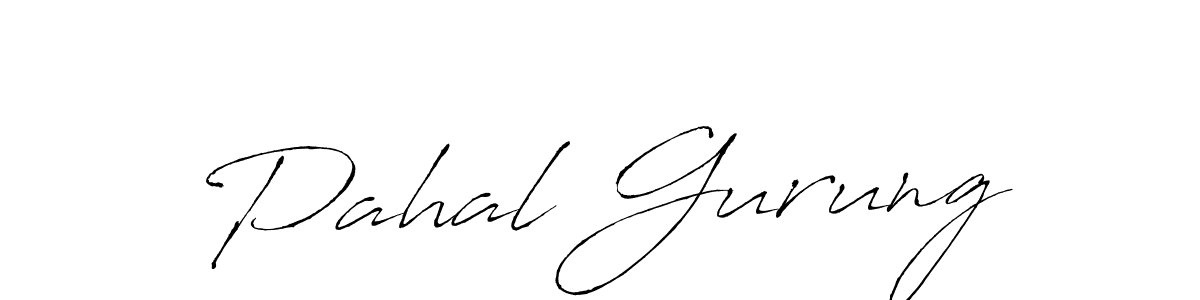 You should practise on your own different ways (Antro_Vectra) to write your name (Pahal Gurung) in signature. don't let someone else do it for you. Pahal Gurung signature style 6 images and pictures png