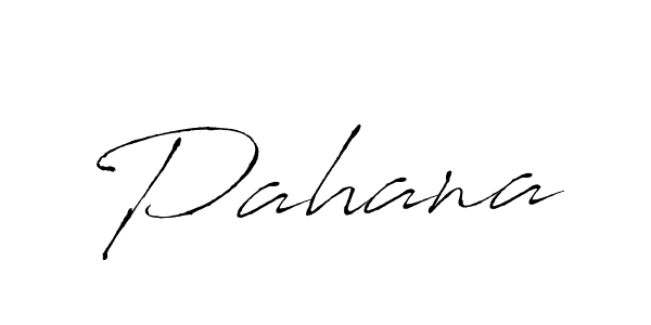 Design your own signature with our free online signature maker. With this signature software, you can create a handwritten (Antro_Vectra) signature for name Pahana. Pahana signature style 6 images and pictures png