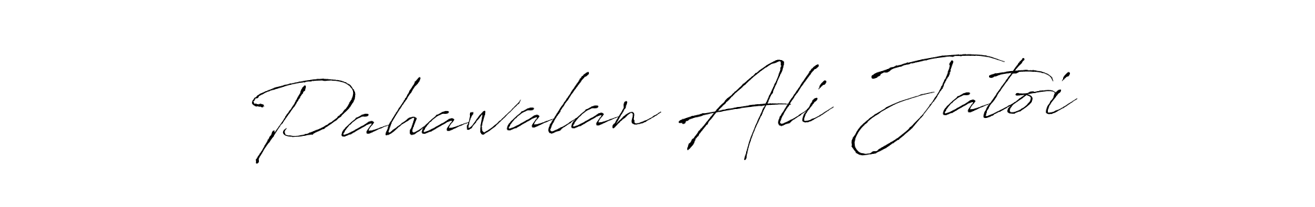 How to make Pahawalan Ali Jatoi signature? Antro_Vectra is a professional autograph style. Create handwritten signature for Pahawalan Ali Jatoi name. Pahawalan Ali Jatoi signature style 6 images and pictures png