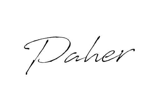You should practise on your own different ways (Antro_Vectra) to write your name (Paher) in signature. don't let someone else do it for you. Paher signature style 6 images and pictures png