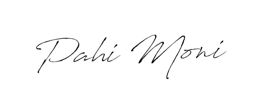 This is the best signature style for the Pahi Moni name. Also you like these signature font (Antro_Vectra). Mix name signature. Pahi Moni signature style 6 images and pictures png