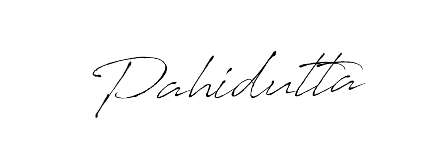 Use a signature maker to create a handwritten signature online. With this signature software, you can design (Antro_Vectra) your own signature for name Pahidutta. Pahidutta signature style 6 images and pictures png