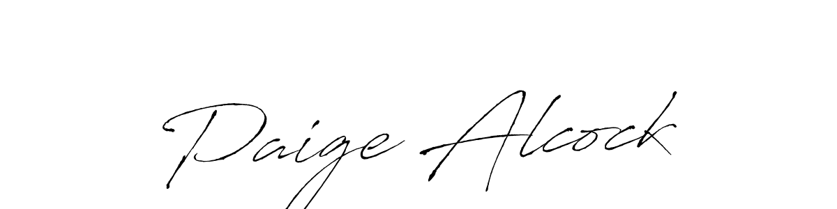 The best way (Antro_Vectra) to make a short signature is to pick only two or three words in your name. The name Paige Alcock include a total of six letters. For converting this name. Paige Alcock signature style 6 images and pictures png