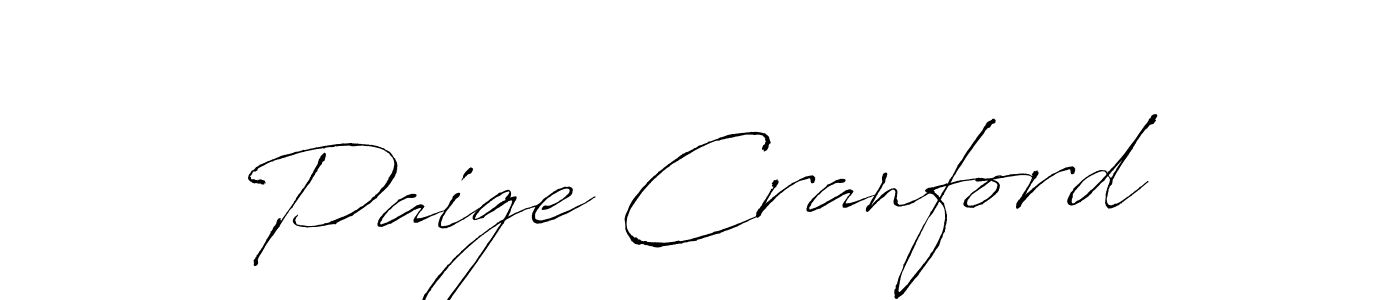 Make a beautiful signature design for name Paige Cranford. With this signature (Antro_Vectra) style, you can create a handwritten signature for free. Paige Cranford signature style 6 images and pictures png