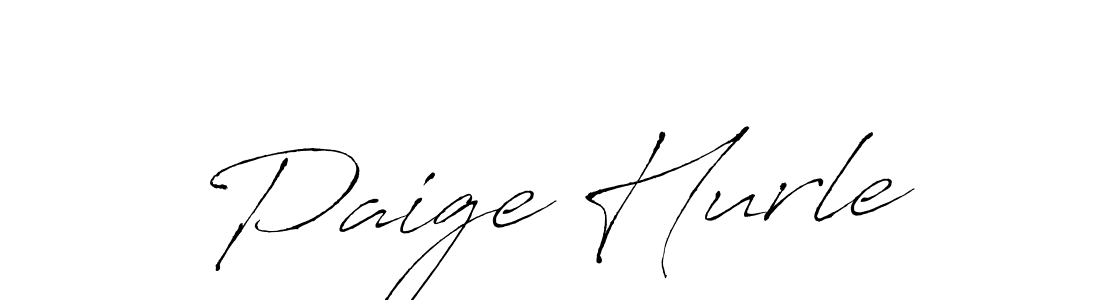 Create a beautiful signature design for name Paige Hurle. With this signature (Antro_Vectra) fonts, you can make a handwritten signature for free. Paige Hurle signature style 6 images and pictures png