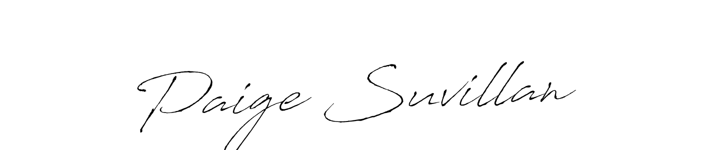 You should practise on your own different ways (Antro_Vectra) to write your name (Paige Suvillan) in signature. don't let someone else do it for you. Paige Suvillan signature style 6 images and pictures png