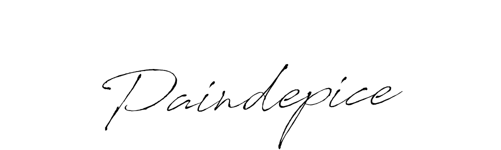 How to make Paindepice name signature. Use Antro_Vectra style for creating short signs online. This is the latest handwritten sign. Paindepice signature style 6 images and pictures png