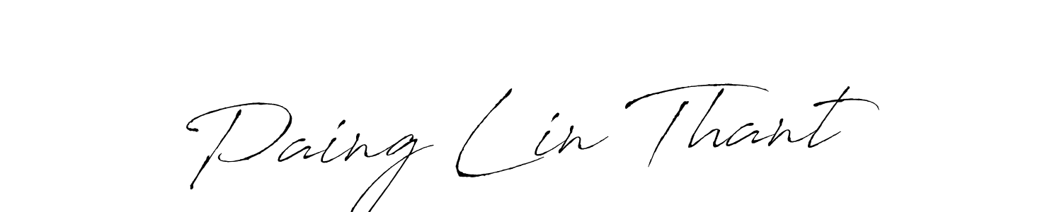 It looks lik you need a new signature style for name Paing Lin Thant. Design unique handwritten (Antro_Vectra) signature with our free signature maker in just a few clicks. Paing Lin Thant signature style 6 images and pictures png