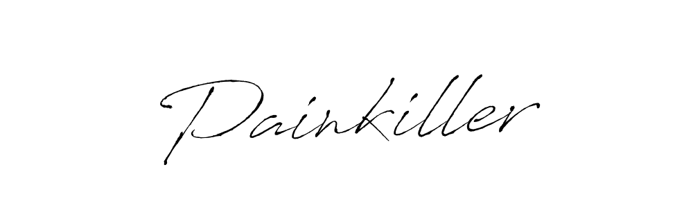 Use a signature maker to create a handwritten signature online. With this signature software, you can design (Antro_Vectra) your own signature for name Painkiller. Painkiller signature style 6 images and pictures png