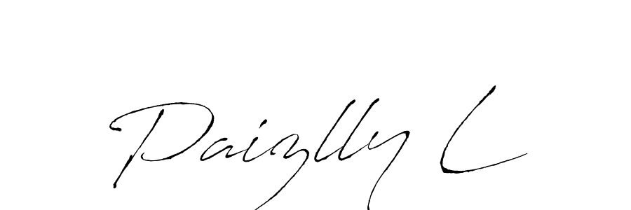 It looks lik you need a new signature style for name Paizlly L. Design unique handwritten (Antro_Vectra) signature with our free signature maker in just a few clicks. Paizlly L signature style 6 images and pictures png