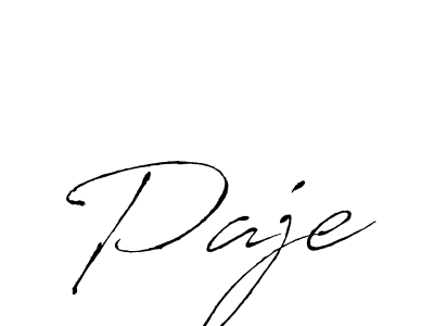 Paje stylish signature style. Best Handwritten Sign (Antro_Vectra) for my name. Handwritten Signature Collection Ideas for my name Paje. Paje signature style 6 images and pictures png