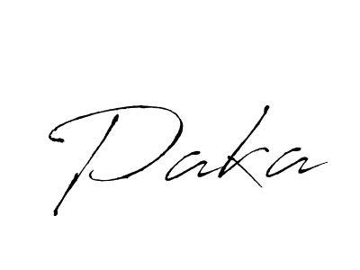 Paka stylish signature style. Best Handwritten Sign (Antro_Vectra) for my name. Handwritten Signature Collection Ideas for my name Paka. Paka signature style 6 images and pictures png