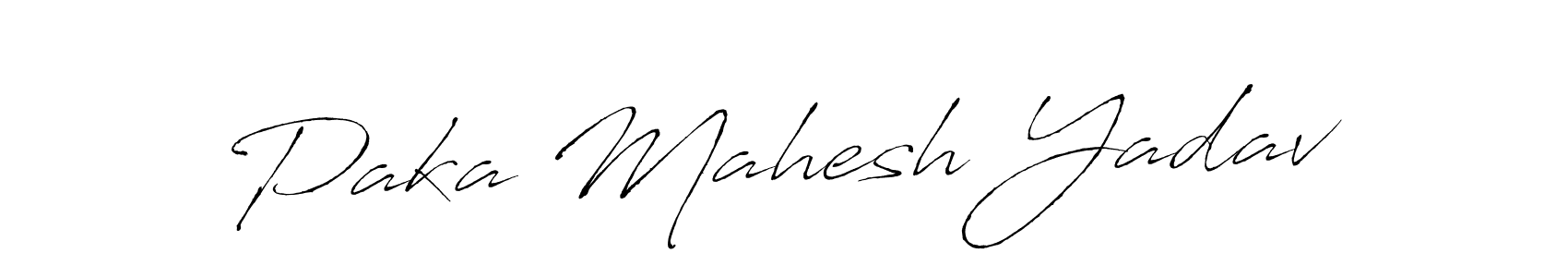 Similarly Antro_Vectra is the best handwritten signature design. Signature creator online .You can use it as an online autograph creator for name Paka Mahesh Yadav. Paka Mahesh Yadav signature style 6 images and pictures png