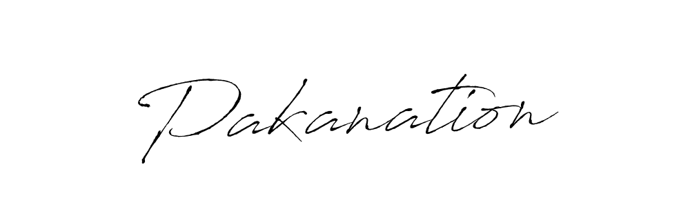 Make a beautiful signature design for name Pakanation. With this signature (Antro_Vectra) style, you can create a handwritten signature for free. Pakanation signature style 6 images and pictures png