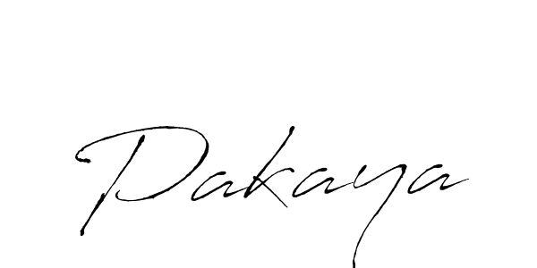 Use a signature maker to create a handwritten signature online. With this signature software, you can design (Antro_Vectra) your own signature for name Pakaya. Pakaya signature style 6 images and pictures png