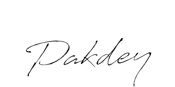 Design your own signature with our free online signature maker. With this signature software, you can create a handwritten (Antro_Vectra) signature for name Pakdey. Pakdey signature style 6 images and pictures png